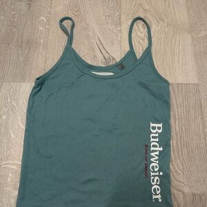 PacSun Teal Budweiser Camisole